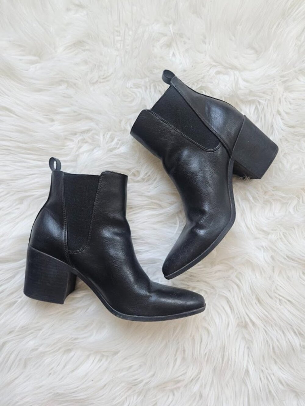 Justfab Black Grunge Whimsygoth Ankle Boots Shoes Booties 7.5 Gothic whimsigoth